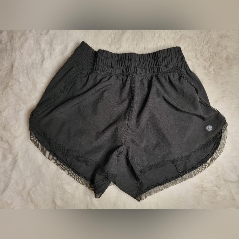 Apana Mesh Black Running Shorts Small